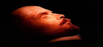 Vladimir Lenin's first ever morden mummified body in Moscow
