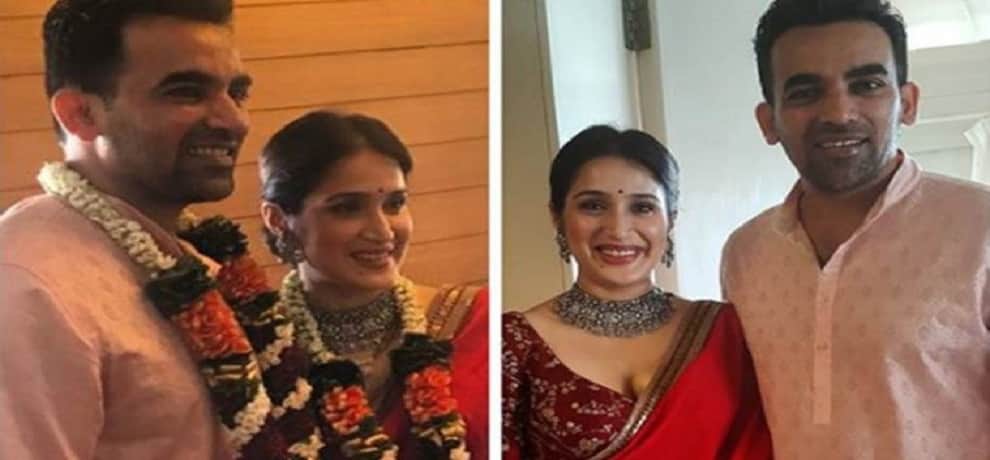 Former Indian cricketer Zaheer gets married to Bollywood actress sagarika ghatge