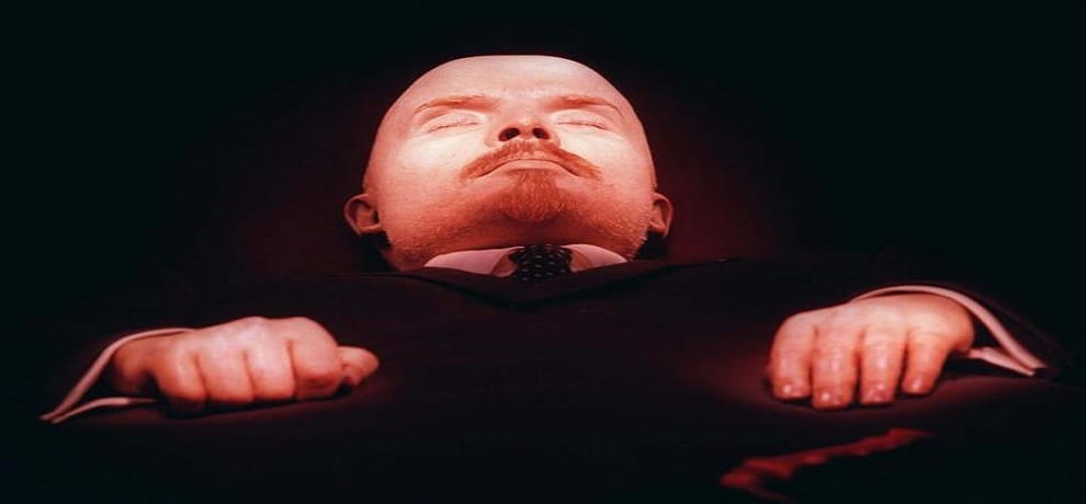 Vladimir Lenin's first ever morden mummified body in Moscow