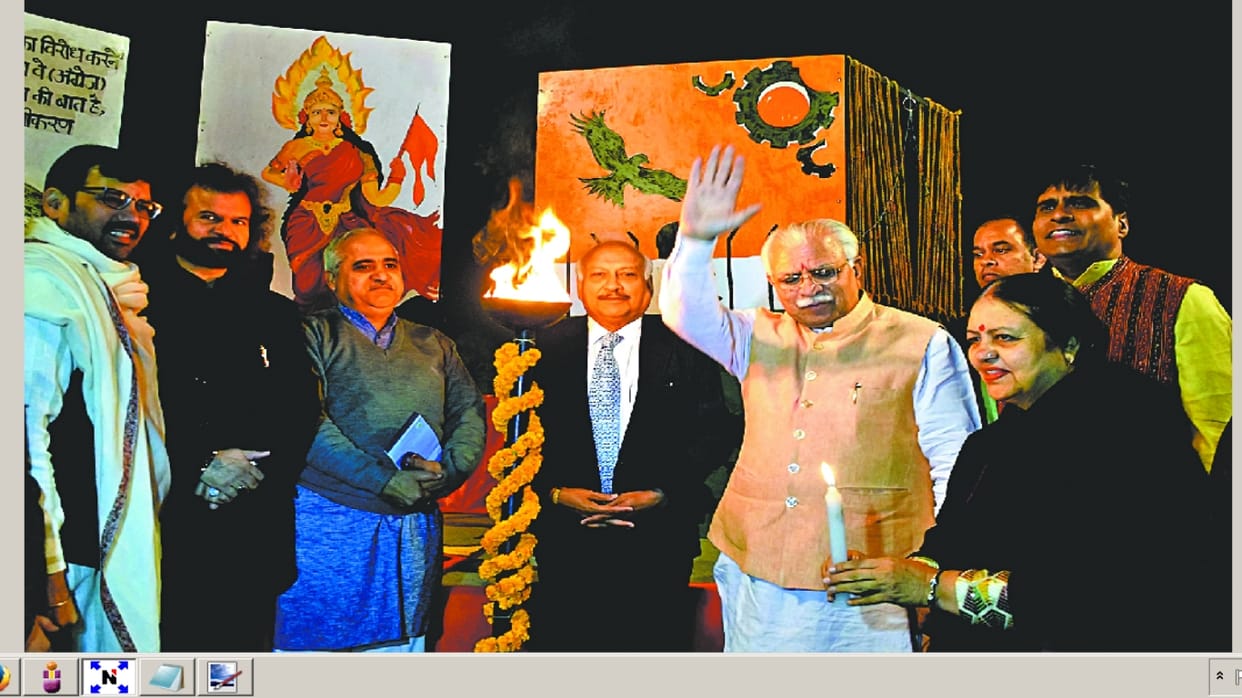 sawdeshi mela in chandiagrh sector-34 begins