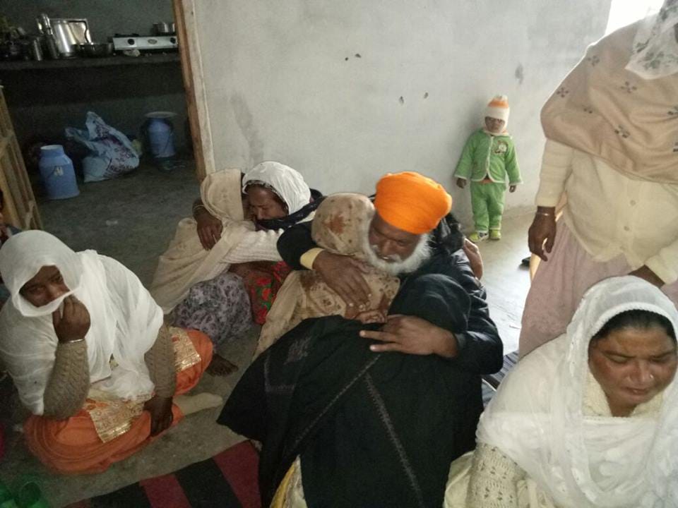 indian army soldier mandeep singh martyr in Jammu kashmir