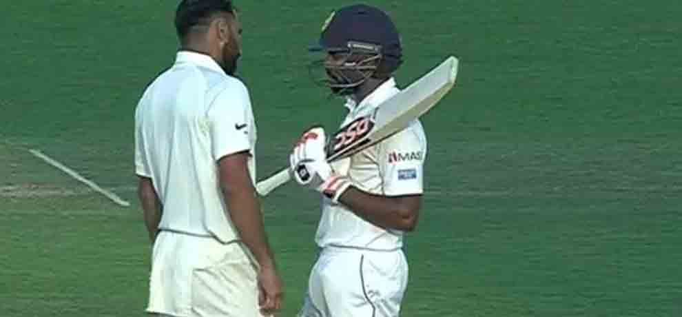 Niroshan Dickwella reveals the banter exchange against kohli and shami