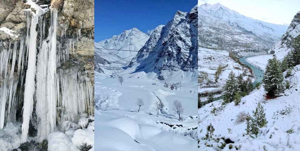 minus 12 degree temperature in lahaul BRO clearing snow on rohtang pass