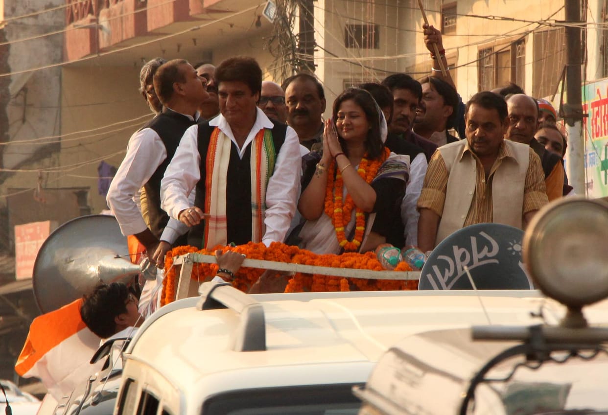 Rajbabbar said BJP use name of ram for governmernt in varanasi
