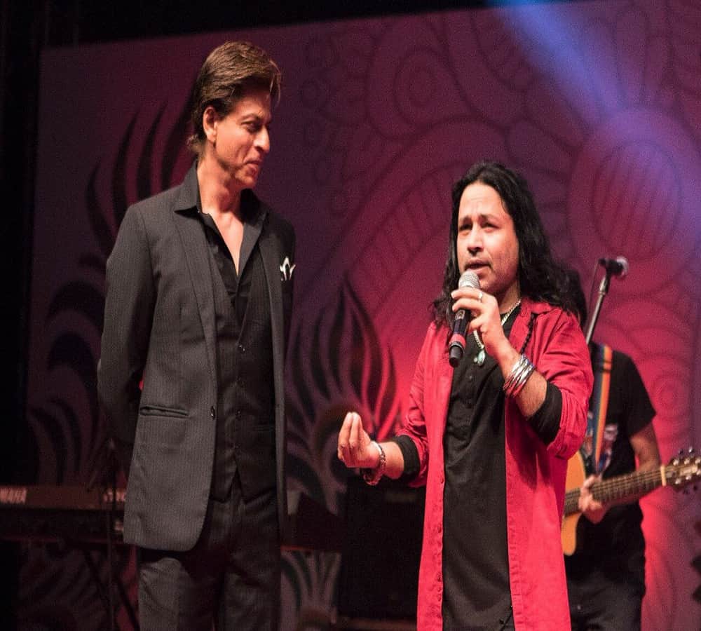 shahrukh khan danced like jungli in kailash kher concert in iffi  