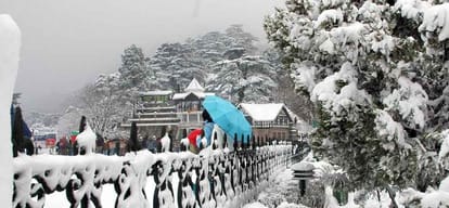 snowfall chances on christmas in shimla hotels advance booking rush