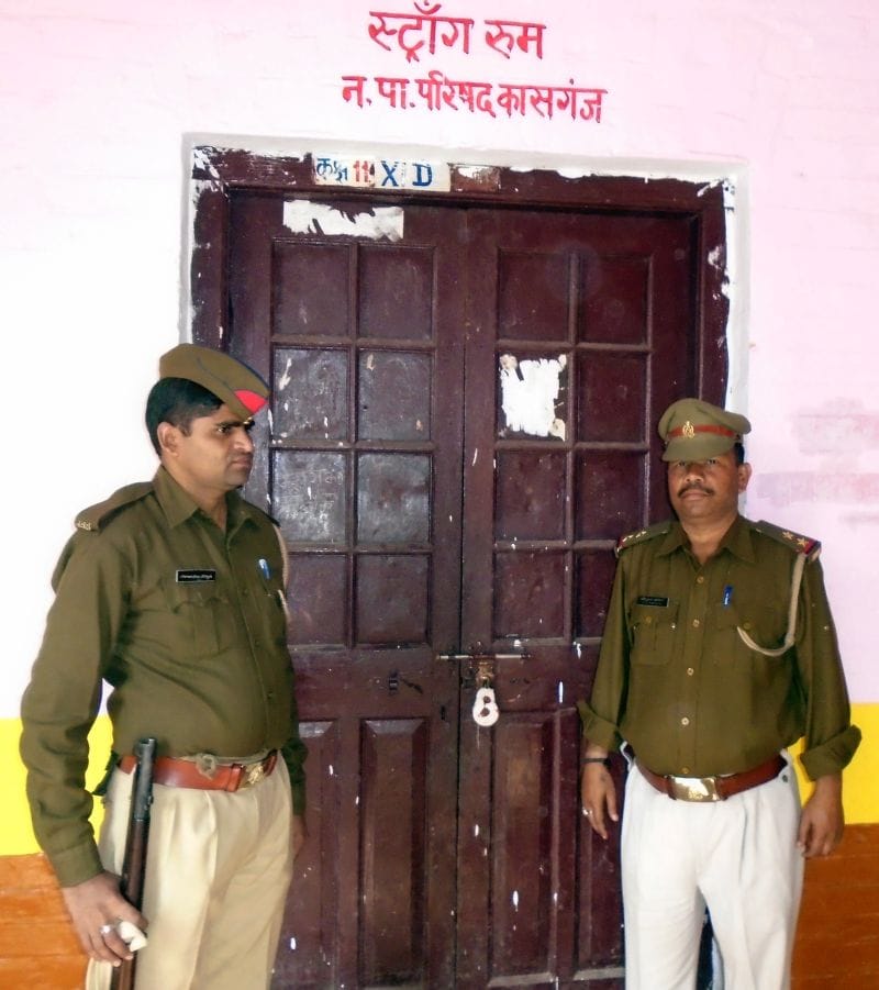 डीसी ने किया मतगणना केंद्रों का निरीक्षण