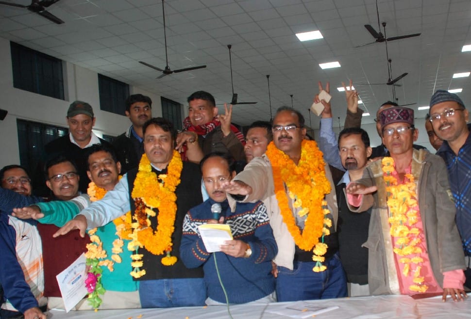  State teacher association election 2017 in dehradun