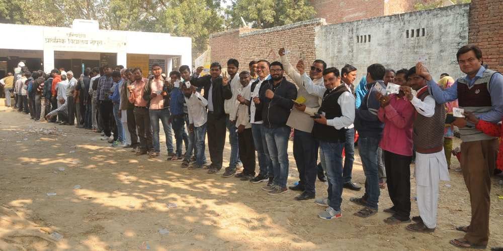 two village in agra vote for civic polls after year 35