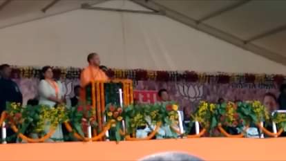 Yogi Adityanath in Allahabad.
