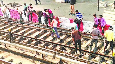 Can not carry the burden of trains British-era tracks