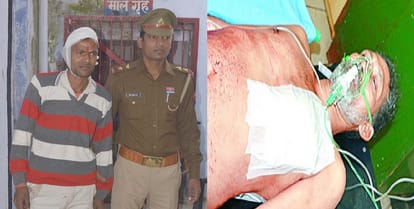 SP Office In front the tea seller was shot dead tension