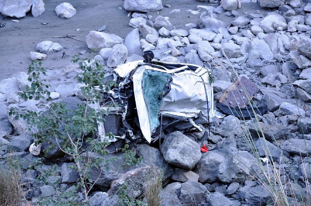 one person dead in road accident in udhampur