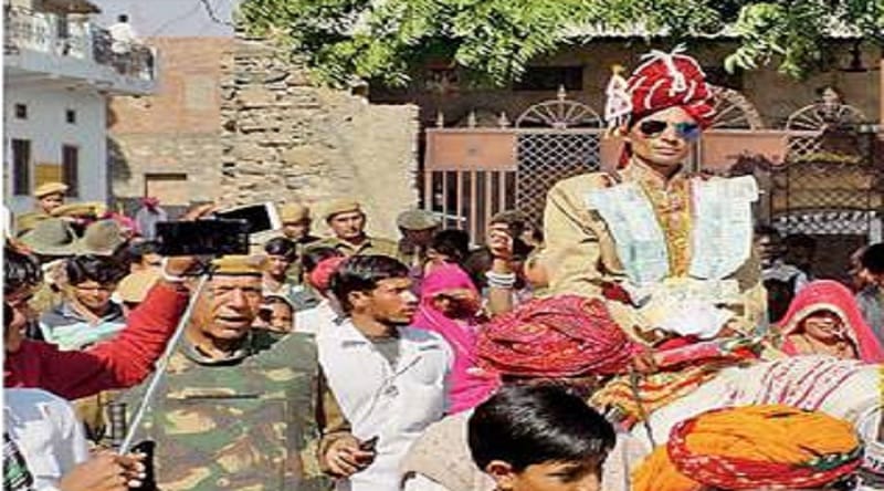 rajasthan a dalit groom wedding complete in police protection