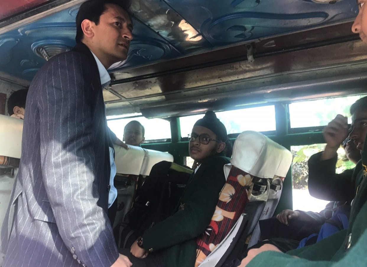Cigarettes, dirty clothes and vaseline found in the first aid box of school bus