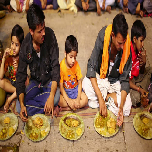 Eat food as a Prasad with healthy mind