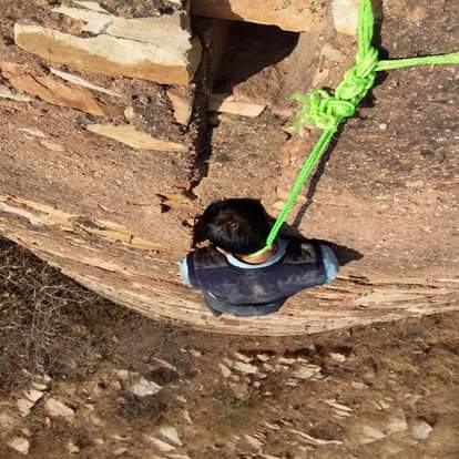 नाहरगढ़ किले की बुर्ज पर लटकी लाश 