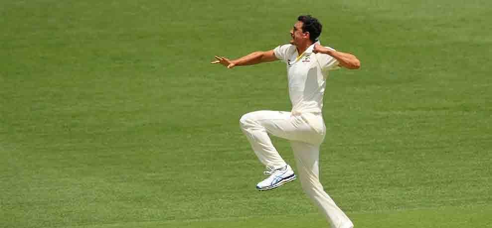 mitchell starc completes 150 wickets in test cricket against england