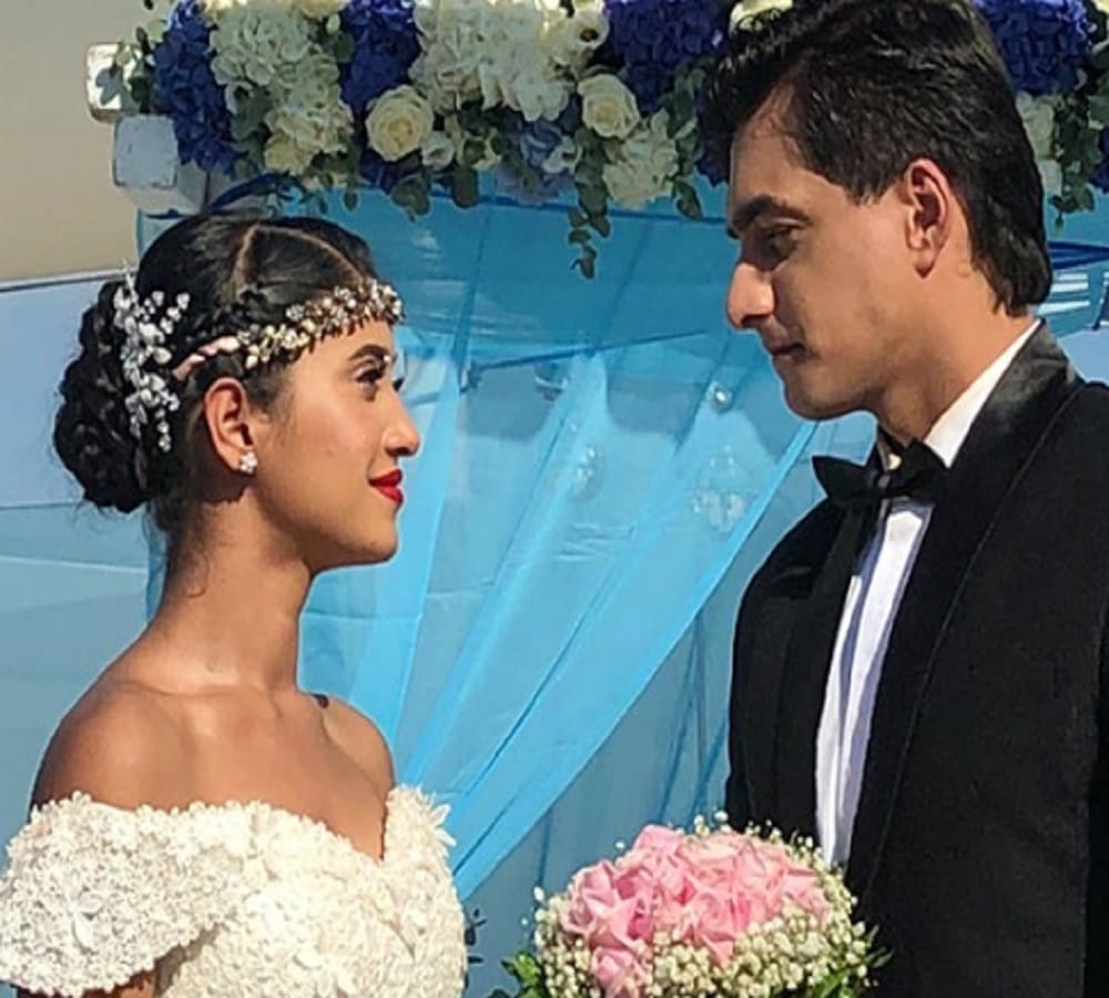 Yeh Rishta Kya Kehlata Hai actors Shivangi and Mohsin shoot dreamy Grecian wedding sequence 