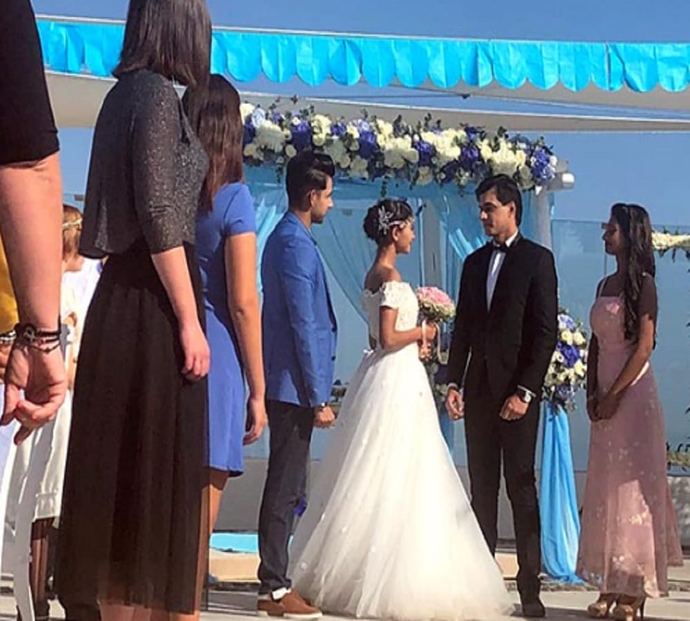Yeh Rishta Kya Kehlata Hai actors Shivangi and Mohsin shoot dreamy Grecian wedding sequence 