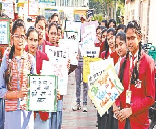 rally for polling awareness