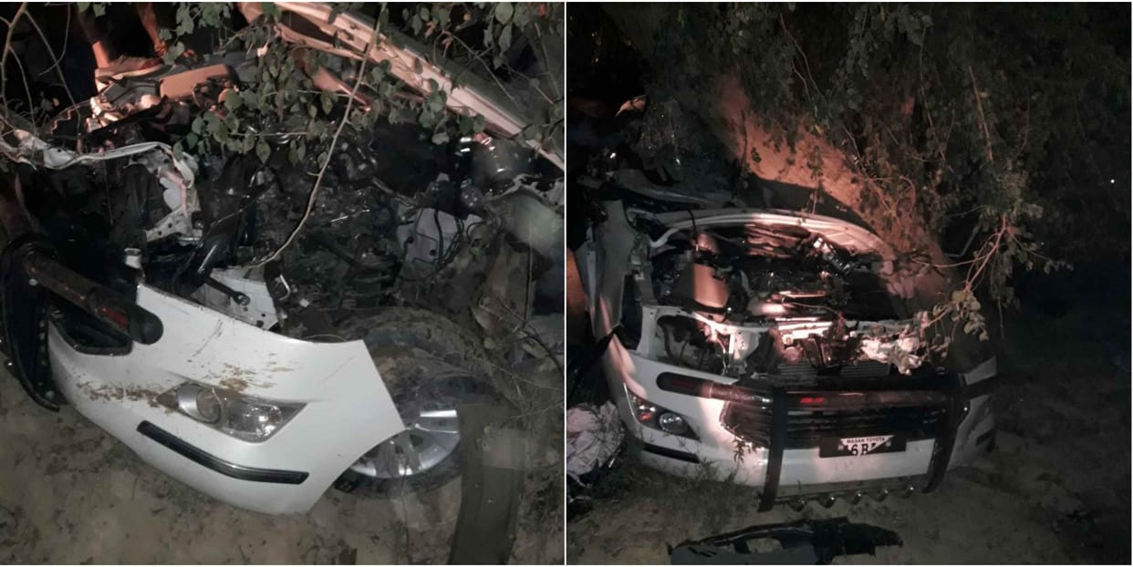 inova accident in jaunpur three person killed
