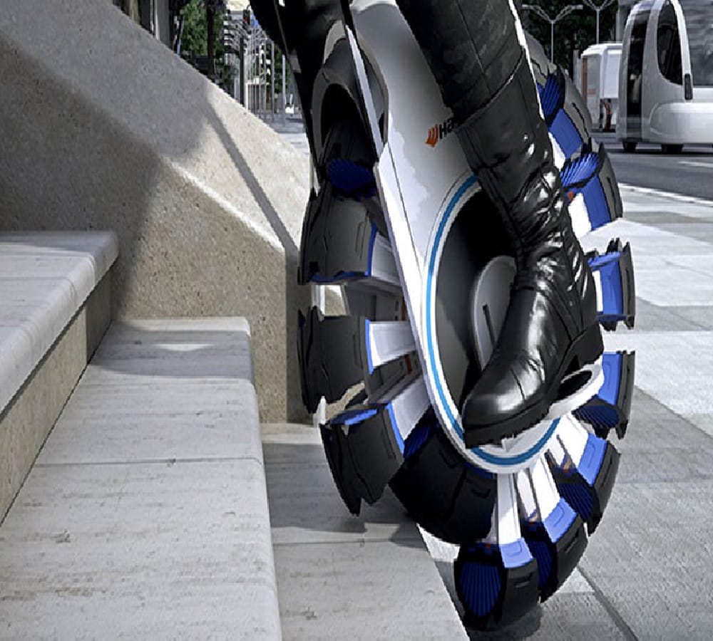 This Smart tires that climb up the stairs 