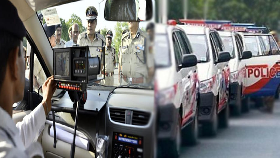 Camera of interceptor van will know the speed of vehicles