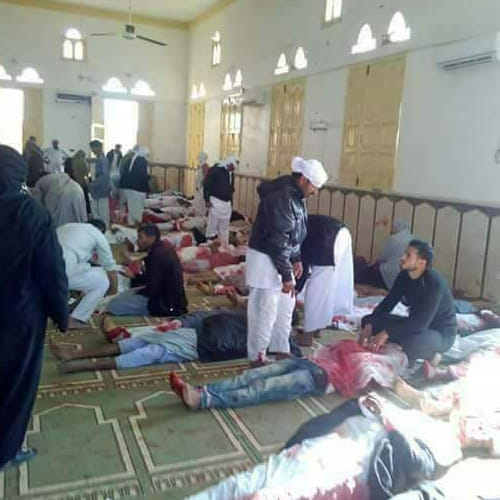 egypt mosque attack know how people face that horrible moment and why ISIS is questions