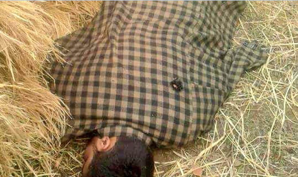 last rites of martyr troop irfan ahmad dar in srinagar shopian