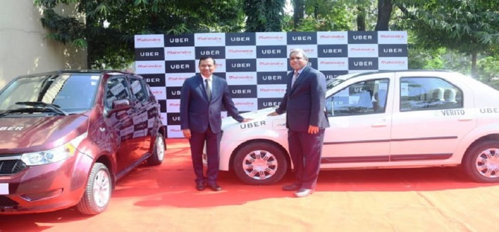 Mahindra and Uber join hands to promote e-vehicles