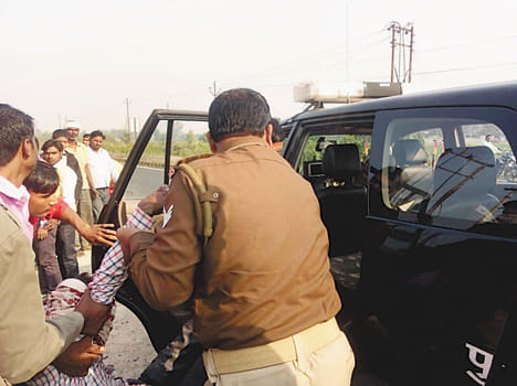 Three raiders shot young man
