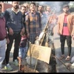 Akhil bharatiya kshatriya mahasabha burns effigy of sanjay leela bhansali and deepika padukone