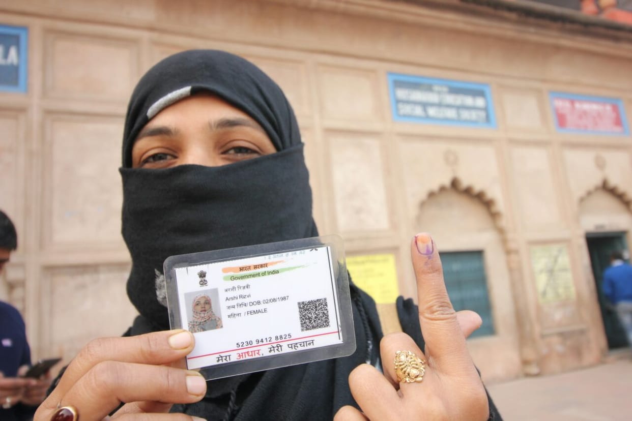 Second phase voting for nagar nikay election of Uttar Pradesh.