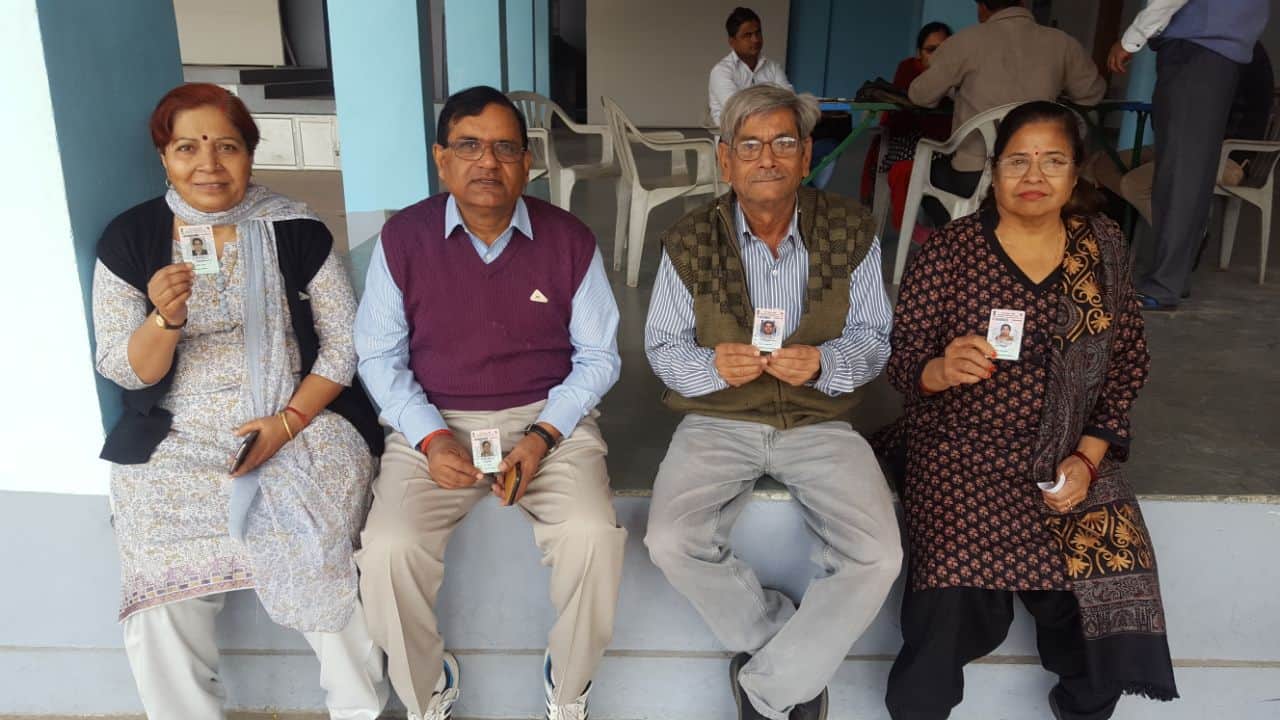 images of election in lucknow and other bureau