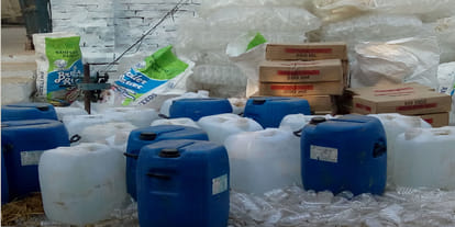fake liquor factory caught by up police in kanpur dehat