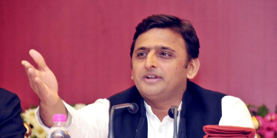 Akhilesh Yadav campaigns in Gujarat.