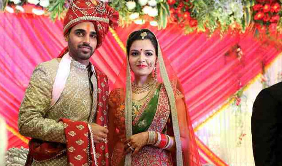 indian cricketer bhuvneshwar kumar after wedding reception party will be without bride and groom