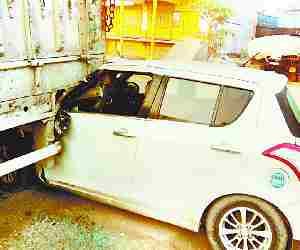 Husband and wife injured in accident