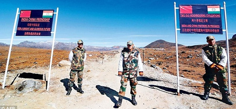 one more heavy road is creating to reach Chinese border