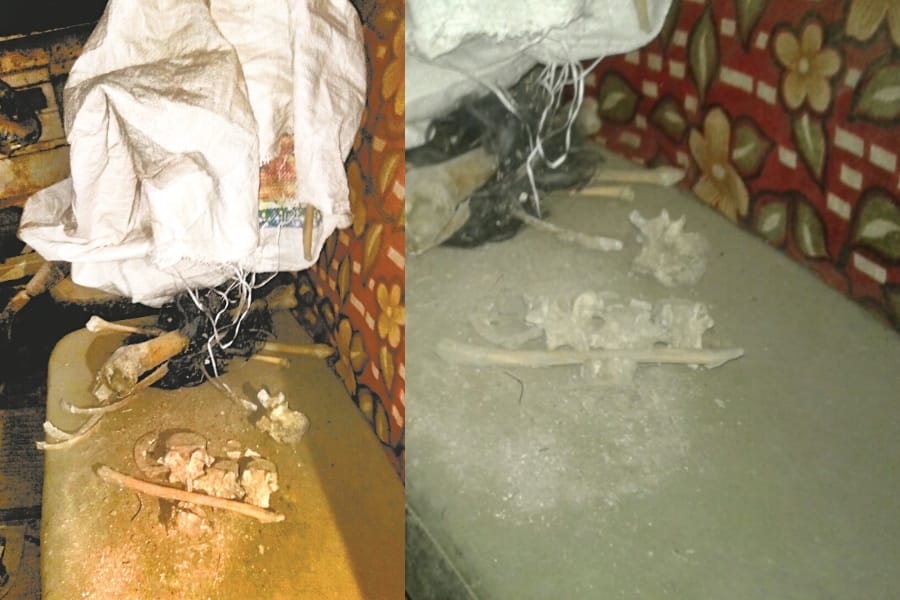 police tried to erase the evidences of girl's murder, her skelton was found in a car.
