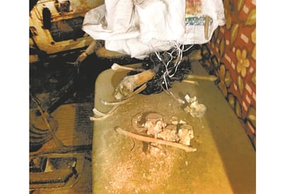 police tried to erase the evidences of girl's murder, her skelton was found in a car.