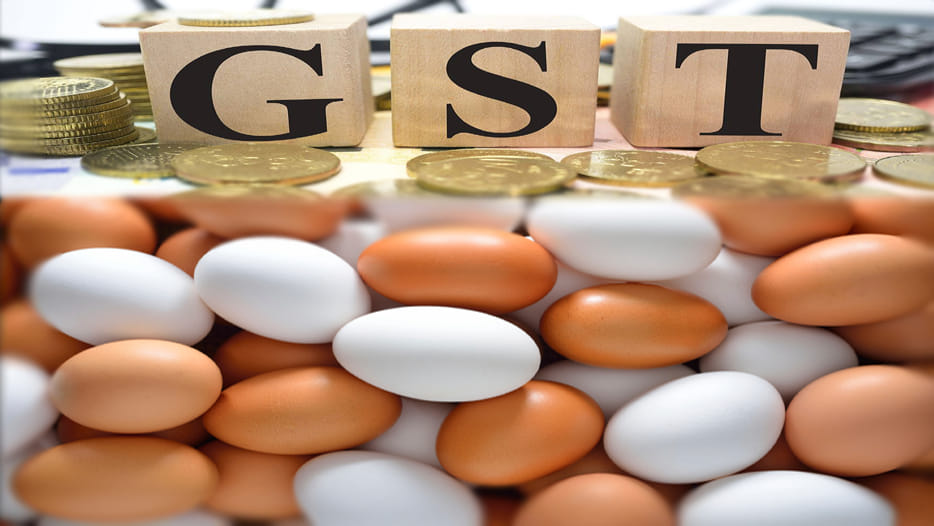 connection of GST and egg
