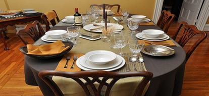 importance of dinner table, big deals have been on dinner tables, relationships also exist here