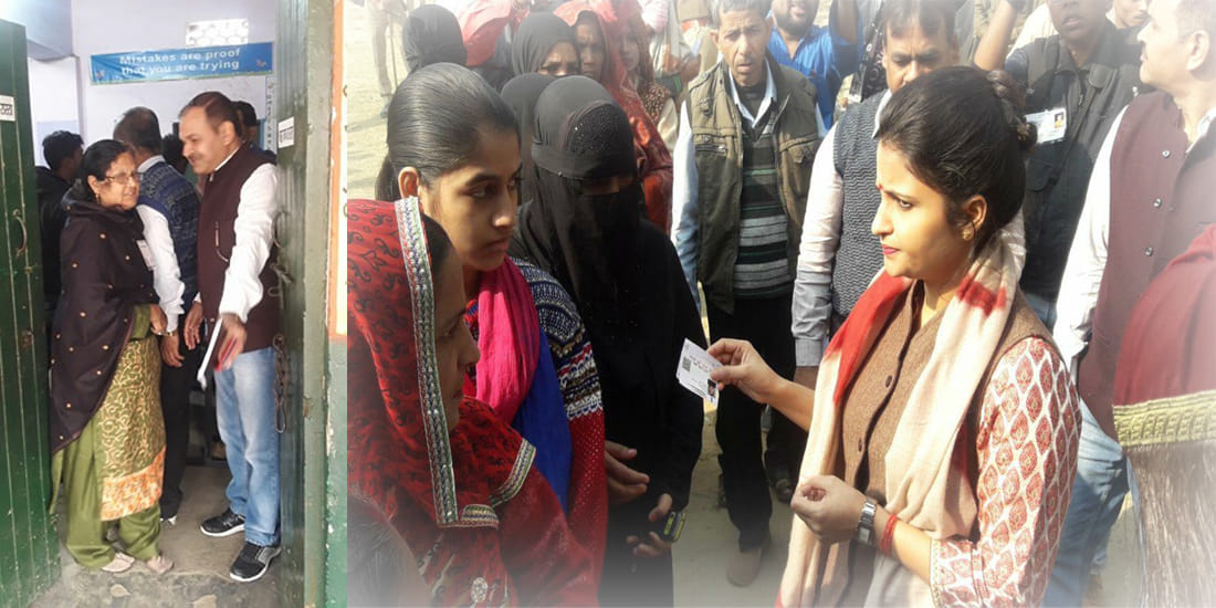 UP body elections: instant moment updates