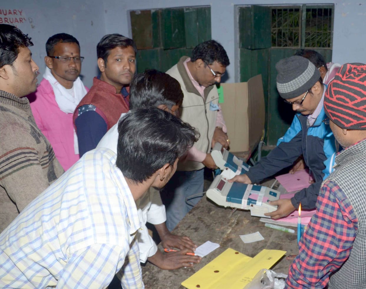 till end of election security will be with centre's,evm vvpat wont be in personal securities hand