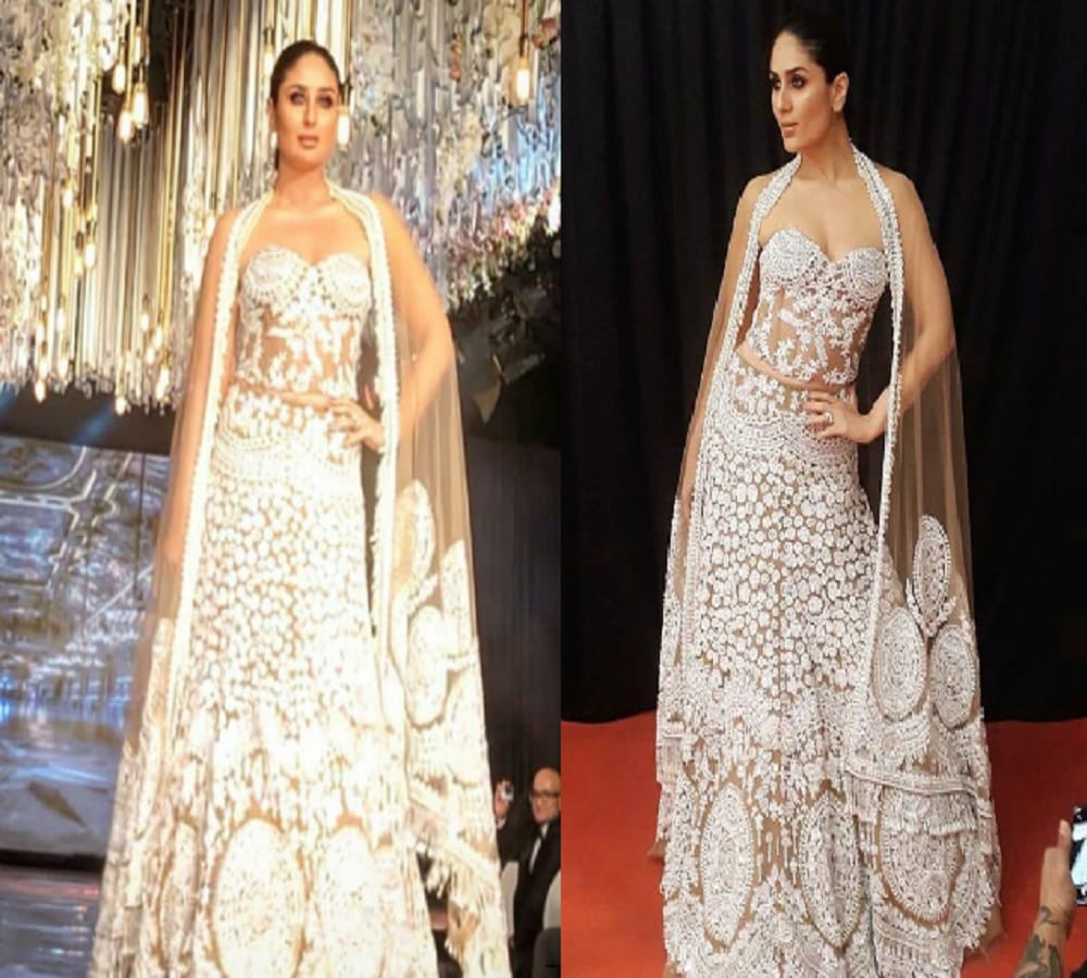 Bollywood actress Kareena Kapoor Khan turns showstopper for designer Manish Malhotra 