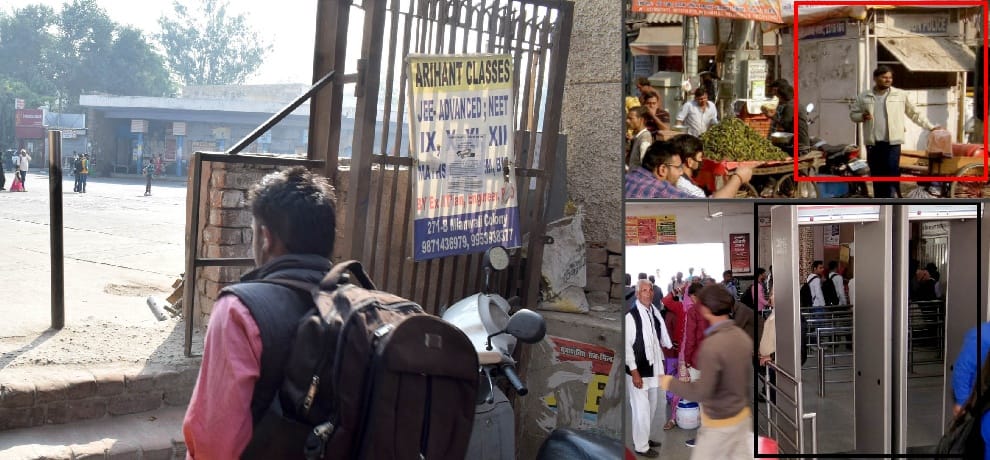 no security at public places like railway station and bus stands