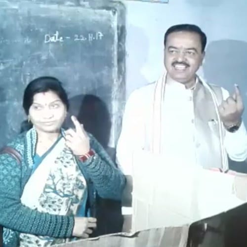 up local body election 2017 Voting for second phase rajnath singh keshav prasad maurya