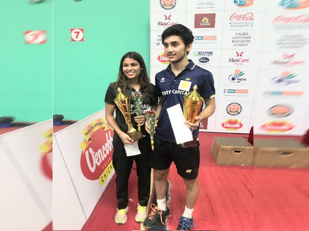  India Badminton International Series 2018 kuhu and lakshya sen victory
